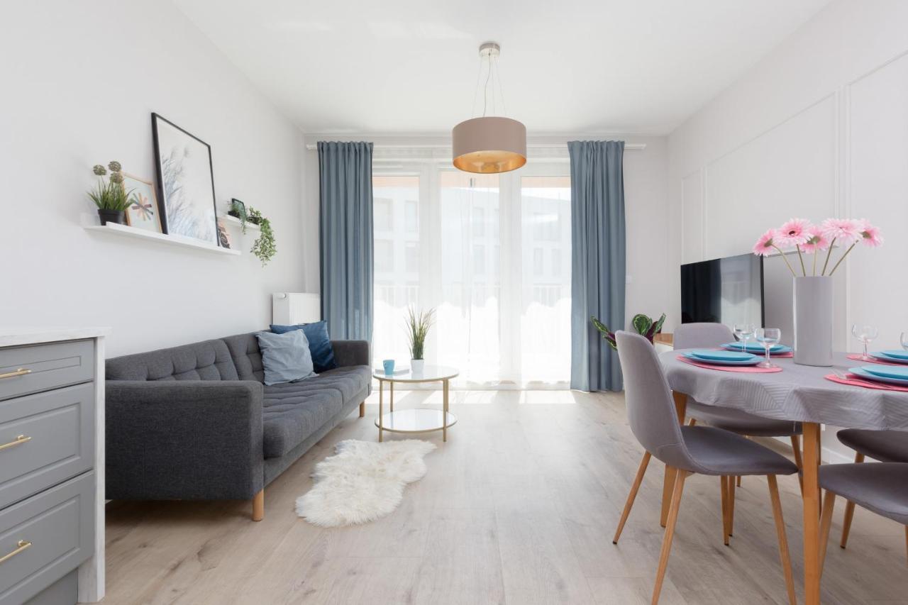 Modern Apartment With Balcony Warsaw Mokotow Aignera By Noclegi Renters Exteriör bild
